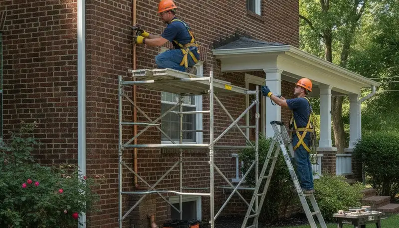 Baltimore, MD plumbing repair service truck for residential leak and drain repairs
