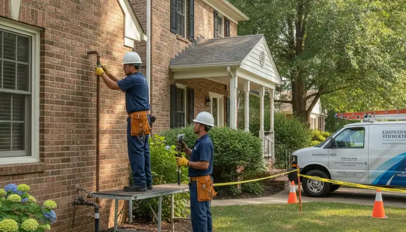 Baltimore, MD plumbing repair team servicing residential and commercial pipes and fixtures