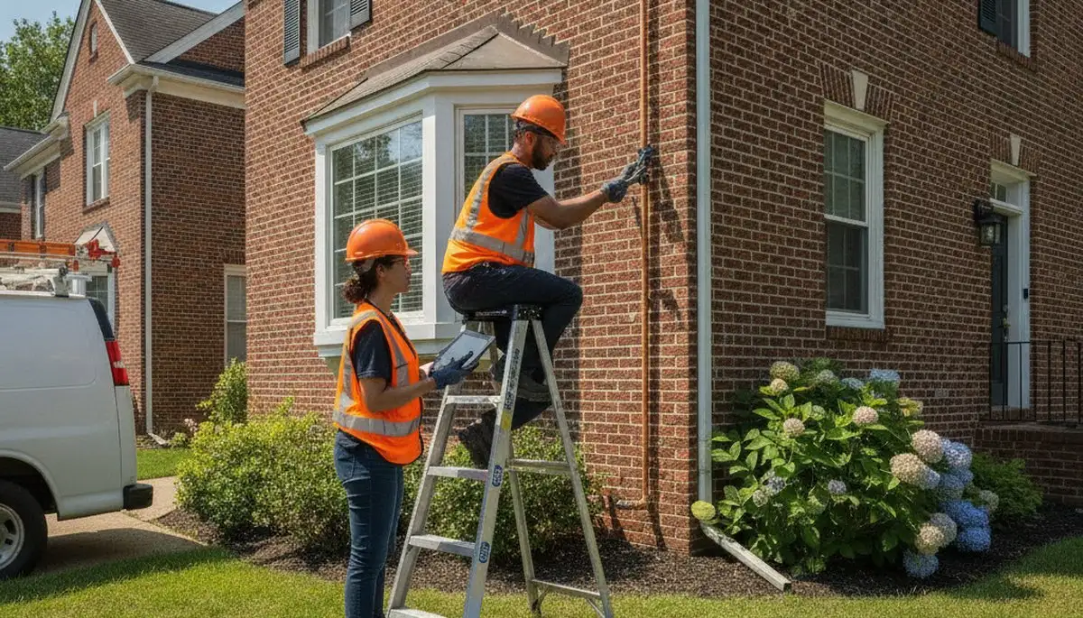 Baltimore, MD plumber repairing a leaking pipe for residential plumbing service