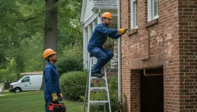Baltimore, MD plumber repairing a sink for residential plumbing service