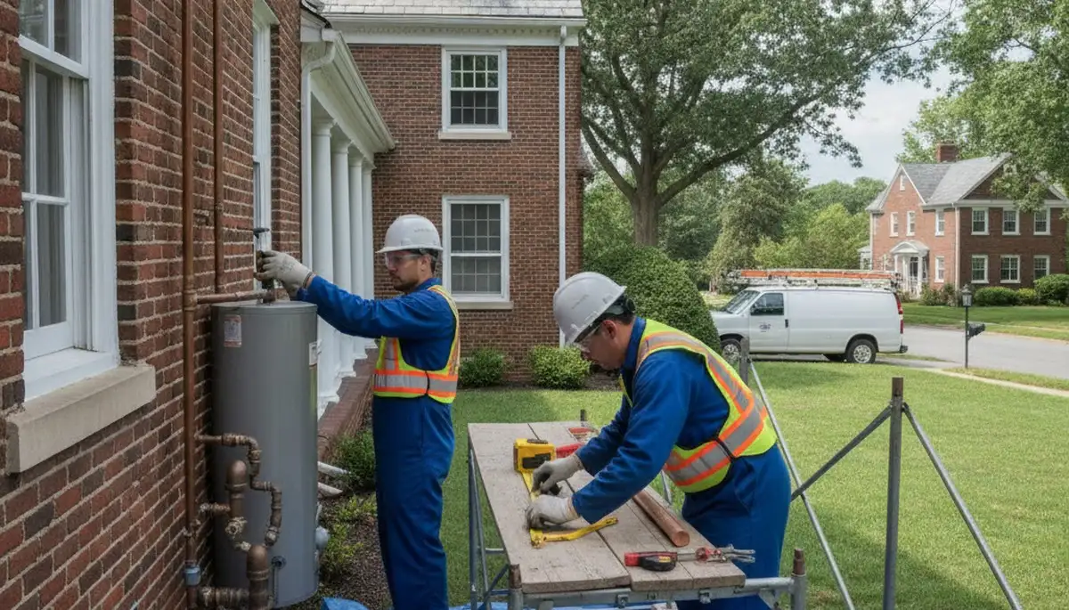 Baltimore, MD plumber providing residential plumbing repair service