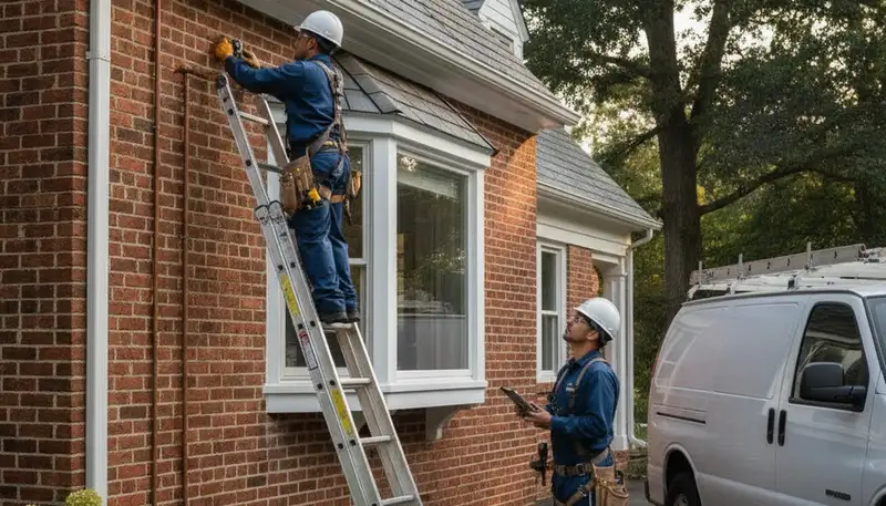 Baltimore, MD plumber repairing a residential pipe for plumbing service