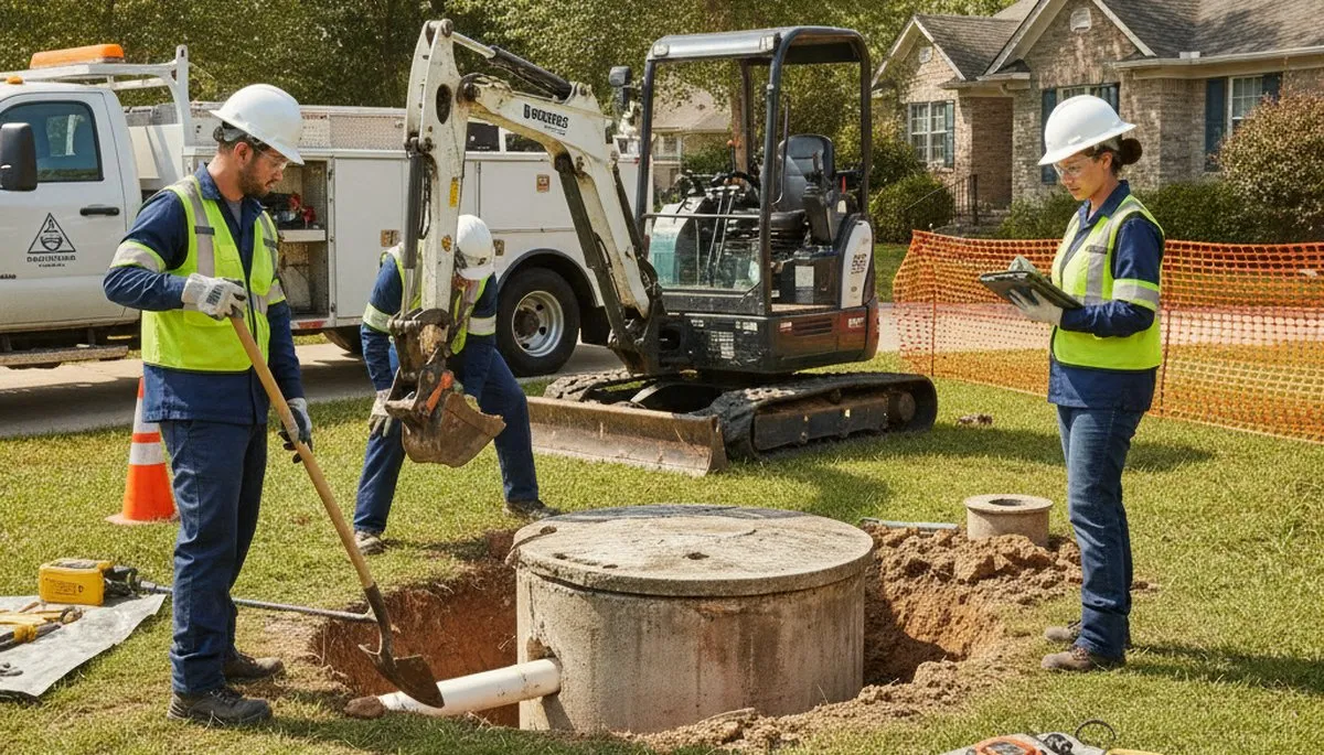 Septic repair service in Baltimore, MD for homes with slow drains and aging systems